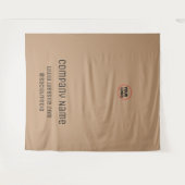 Einfacher, minimaler und benutzerdefinierter Firme Wandteppich (Vorderseite (Horizontal))