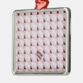 Einfacher, minimaler und eleganter Zusatz von Foto Ornament Aus Metall (Links)