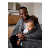 Einfacher Minimaler Vollbenutzerdefinierter Foto-K Poster (Vorderseite)