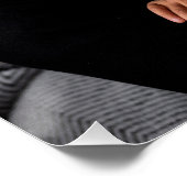 Einfacher Minimaler Vollbenutzerdefinierter Foto-K Poster (Ecke)