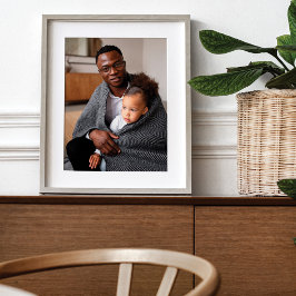 Einfacher Minimaler Vollbenutzerdefinierter Foto-K Poster