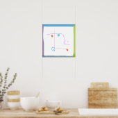 Einfacher Minimalismus Poster (Küche)