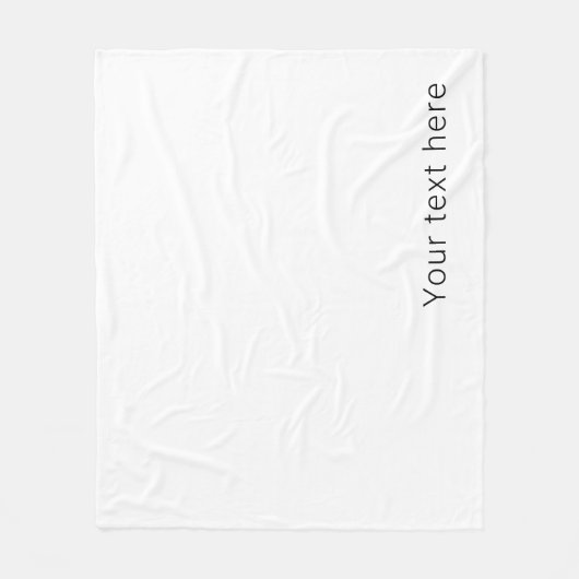 Einfacher minimalistischer editierbarer Name oder Fleecedecke (Vorderseite)