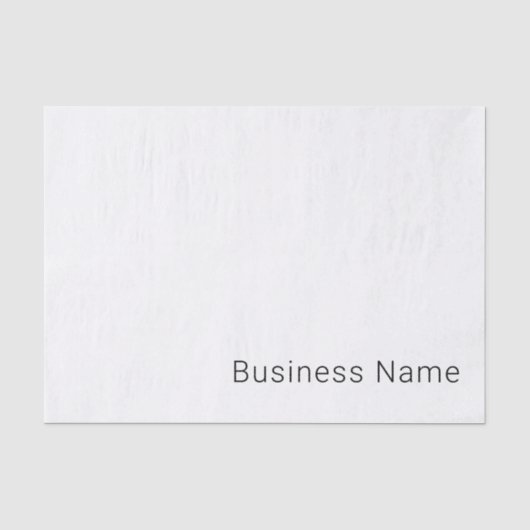 Einfacher minimalistischer editierbarer Name oder Seidenpapier (Vorderseite)