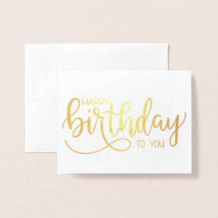 Einfacher Minimalistischer Folienkarte