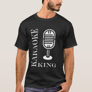 Einfacher minimalistischer Jungen-Musik-Abend-Köni T-Shirt