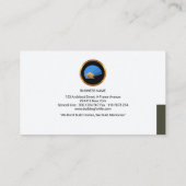 Einfacher Minimalistischer kreativer Visitenkarte (Rückseite)