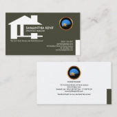 Einfacher Minimalistischer kreativer Visitenkarte (Vorne/Hinten)
