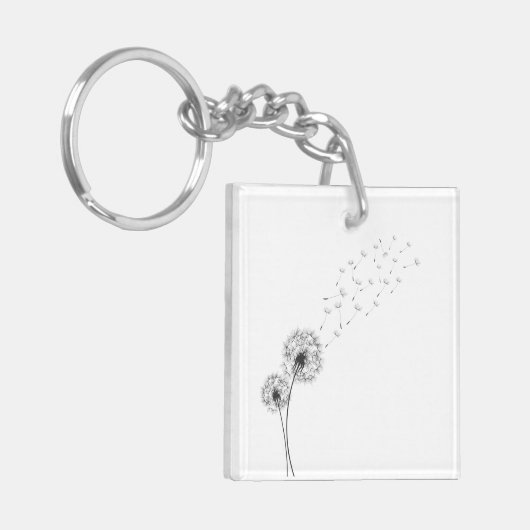 Einfacher Minimalistischer Schlüsselanhänger (Vorderseite links)