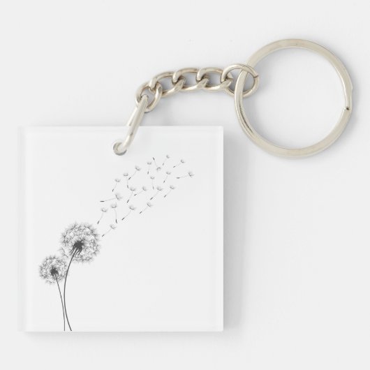 Einfacher Minimalistischer Schlüsselanhänger (Rückseite)