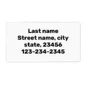 einfacher Minimalname hier benutzerdefiniertes Ver (Vorne)