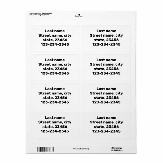 einfacher Minimalname hier benutzerdefiniertes Ver (Vorne)