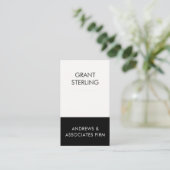 Einfacher moderner Certified Public Accountant CPA Visitenkarte (Stehend Vorderseite)