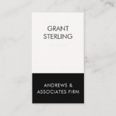 Einfacher moderner Certified Public Accountant CPA Visitenkarte (Vorderseite)