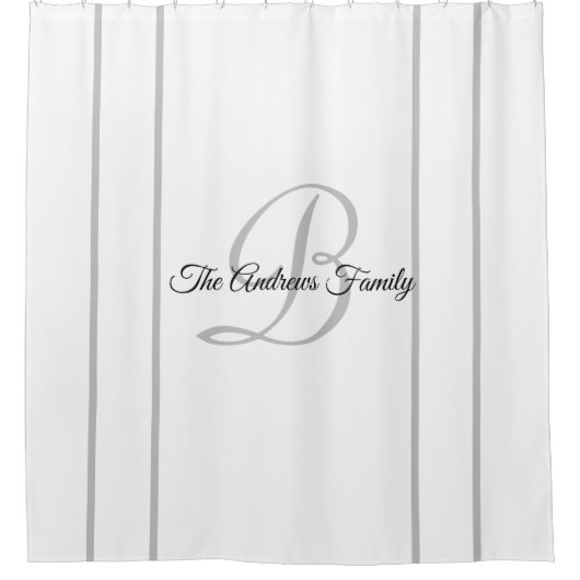 Einfacher moderner duschvorhang (Vorderseite)