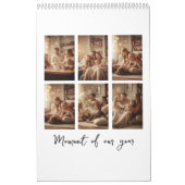 Einfacher moderner Fotokalender Kalender (Titelbild)
