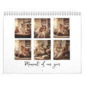 Einfacher moderner Fotokalender Kalender (Titelbild)