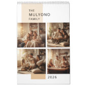 Einfacher moderner Fotokalender Kalender (Titelbild)