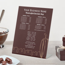 Einfacher, moderner Kakao-Pod-Schokolade-Shop