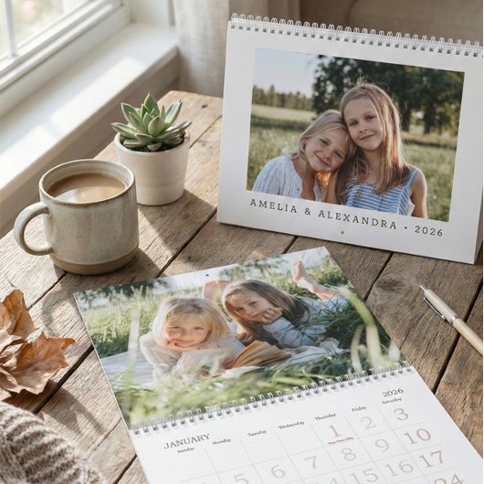 Einfacher moderner Schreibtisch für Enkelkinder-Fo Kalender