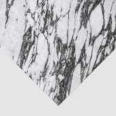 Einfacher moderner Schwarzweiss-Marmorstein Seidenpapier (Ausschnitt)