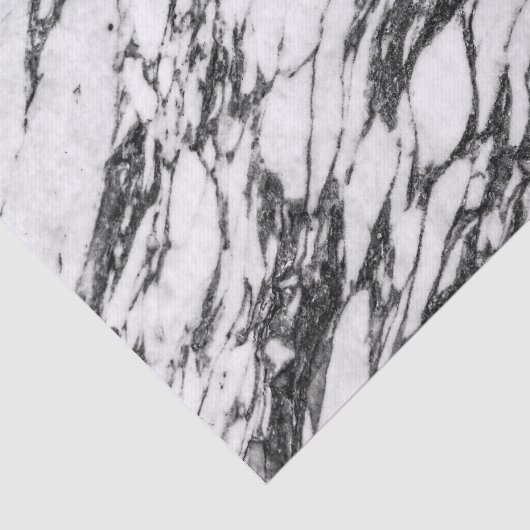 Einfacher moderner Schwarzweiss-Marmorstein Seidenpapier (Ausschnitt)