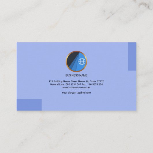 Einfacher moderner silberner visitenkarte (Rückseite)