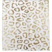 Einfacher moderner weißer duschvorhang (Vorderseite)