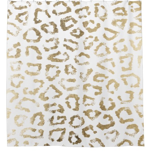 Einfacher moderner weißer duschvorhang (Vorderseite)