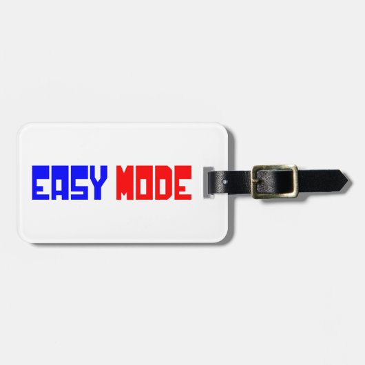 EINFACHER MODUS GEPÄCKANHÄNGER (Vorderseite horizontal)