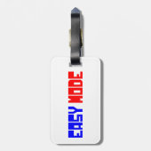 EINFACHER MODUS GEPÄCKANHÄNGER (Rückseite vertikal)