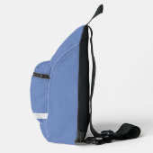 EINFACHER MONOGRAMM ERSTE BEZEICHNUNG SILVER WEISS CROSSBODY BAG (Rechts)