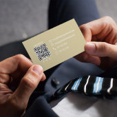 Einfacher Monogramm-QR-Code Burgund | Verbinde dic Visitenkarte