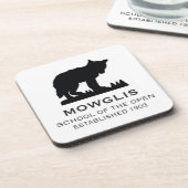 Einfacher Mowglis Untersetzer (Linke Seite)