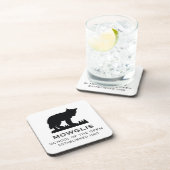 Einfacher Mowglis Untersetzer (Rechte Seite)