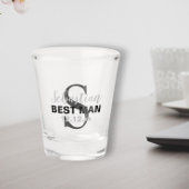 Einfacher Name der Hochzeitsgesellschaft Personali Schnapsglas