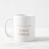 Einfacher Nordic Thread Classic Becher, 330 ml Kaffeetasse (Links)