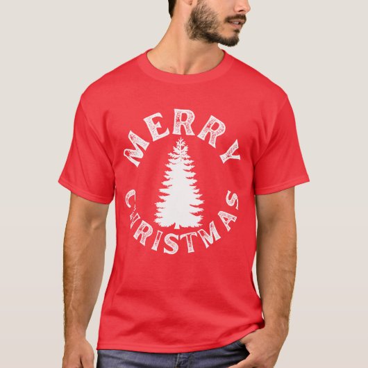 EINFACHER NUR CHRISTMAS-BAUM T-Shirt (Vorderseite)