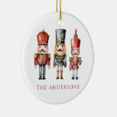 Einfacher Nutcracker Weihnachtsurlaub Keramik Ornament (Rechts)
