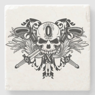 Einfacher O'Kane Logo-Untersetzer Steinuntersetzer