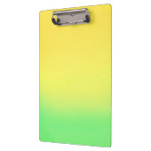 Einfacher, orangefarbener Ombre-Effekt Klemmbrett (Links)