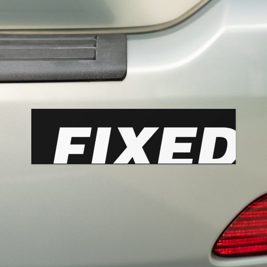 Einfacher örtlich festgelegter Gang - Autoaufkleber (Auf Auto)