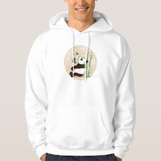 Einfacher Panda Hoodie (Vorderseite)