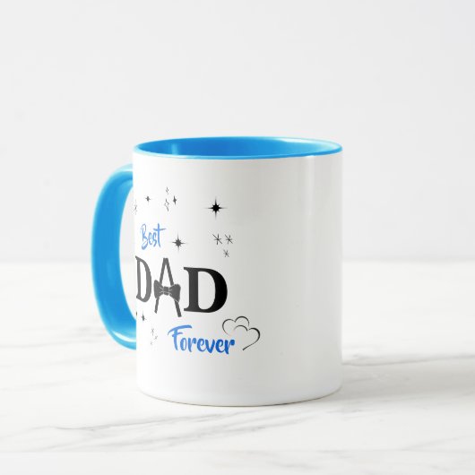 Einfacher Papa je Kaffee-Tasse Tasse (Vorderseite Links)