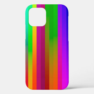 einfacher paralleler vertikaler Linienhintergrund. iPhone 12 Hülle