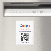 Einfacher professioneller Google-Review-QR-Code fü Magnet (In Situ (Geschirrspüler))