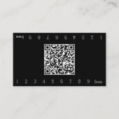 Einfacher QR-Code für doppelte Anzahl Treuekarte (Vorderseite)