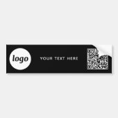 Einfacher QR-Code für Logos und Text Autoaufkleber (Vorne)