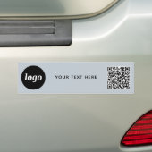 Einfacher QR-Code für Logos und Text Autoaufkleber (Auf Auto)