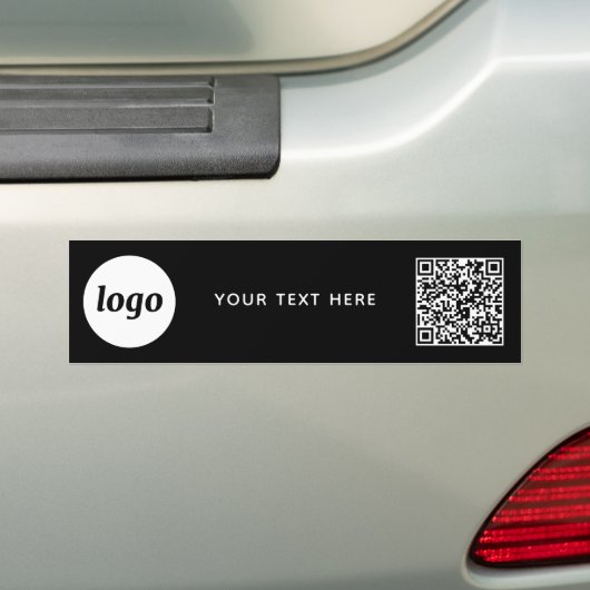 Einfacher QR-Code für Logos und Text Autoaufkleber (Auf Auto)